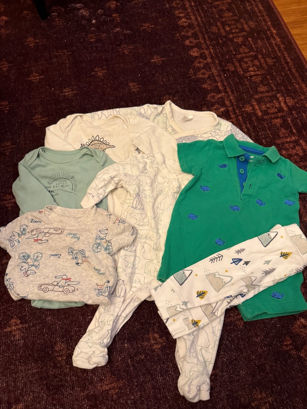 0-3mo Baby Boy Clothing Bundle